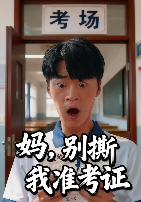 妈，别撕我准考证
